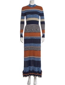 Striped Long Dress