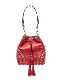 Soft Calf Leather Soft Calf Studded Handbag Medium