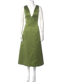 V-Neck Long Dress w/ Tags