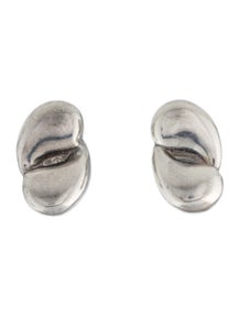 Vintage Bean Stud Earrings