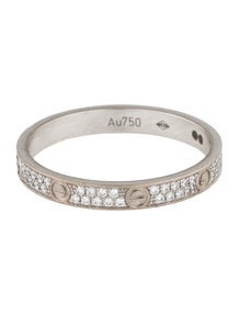 Pavéd LOVE Ring, Mini Model