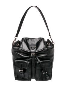Saffiano Leather Bucket Bag