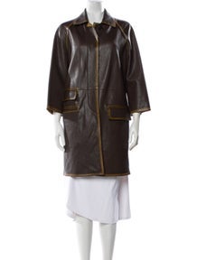 2017 Leather Trench Coat