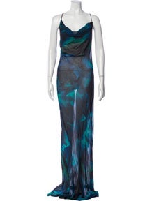 Printed Long Dress
