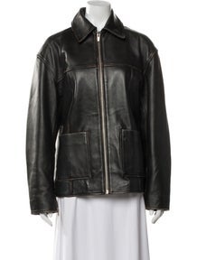 Veda x Reformation Leather Biker Jacket