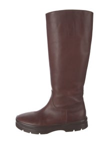 Leather Rain Boots