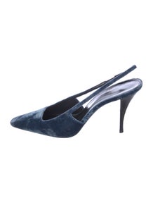 Velvet Slingback Pumps