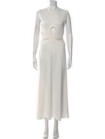 Crew Neck Long Dress