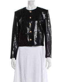 Sequin Patterned Evening Jacket