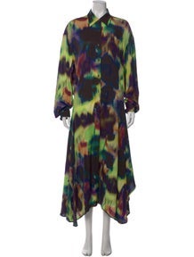 Printed Long Dress