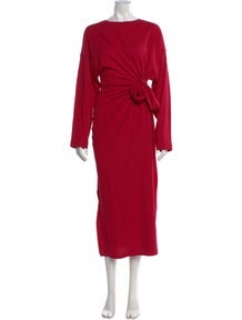 Crew Neck Long Dress w/ Tags