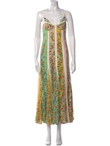 Linen Midi Length Dress