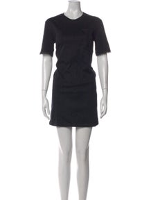 Crew Neck Mini Dress