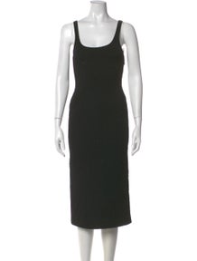 Patterned Knee-Length Dress