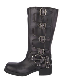 Leather Moto Boots