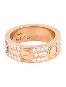 LOVE Ring, Classic Model, Paved