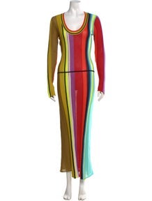 Striped Long Dress