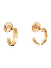 LOVE Hoop Earrings, Small Model