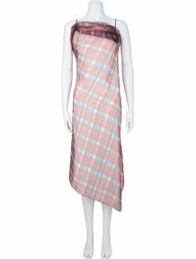 Plaid Print Casual Dress w/ Tags