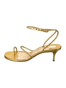 Leather Braided Accents Sandals