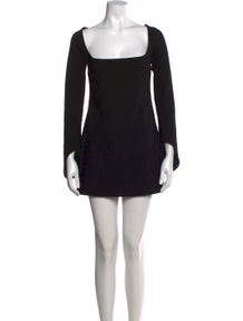 Square Neckline Mini Dress