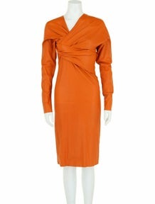 Lambskin Casual Dress w/ Tags
