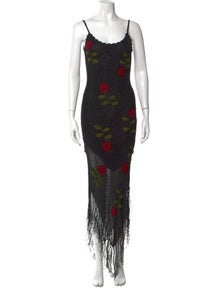 Floral Print Long Dress