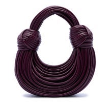 Alligator Mini Nappa Tubular Double Knot Bag