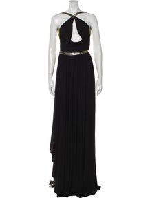 Halterneck Long Dress