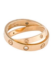 6 Diamond LOVE Ring