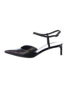 Saffiano Leather Mules