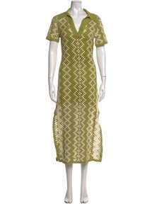 Patterned Long Dress