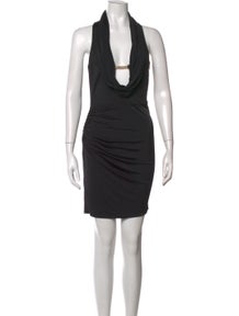 Cowl Neck Mini Dress