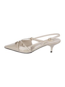 Patent Leather Slingback Pumps