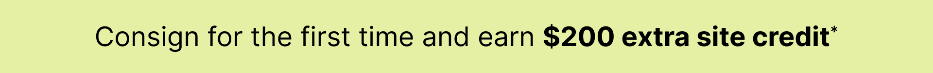 Sell and earn up to $800 extra site credit*