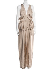 Silk Long Dress