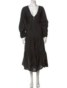 V-Neck Long Dress