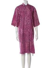 Printed Knee-Length Dress