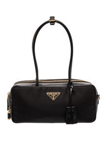 Re-Nylon Padlock Shoulder Bag