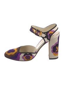 Floral Print Pumps