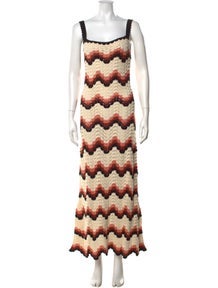 Striped Long Dress