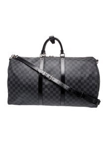 Damier Graphite Keepall Bandouliere 55