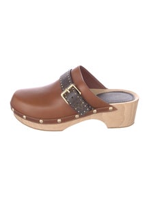 LV Monogram Leather Mules