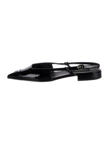 2022 Interlocking CC Logo Slingback Flats