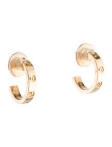 LOVE Small Hoop Earrings