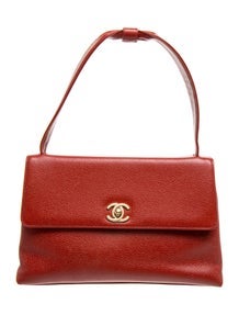 Caviar Top Handle Kelly Flap Bag