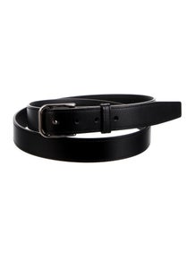 24 mm Box Leather Belt Strap Belt