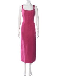 Silk Midi Length Dress