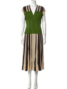 Silk Midi Length Dress w/ Tags