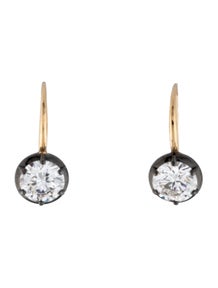 Carat Atelier 14K 4.00ctw Lab-Grown Diamond Drop Earrings